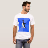 Sozial ungeschicktes Pinguin-Ratetier Meme T-Shirt (Vorne ganz)