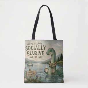 Sozial zurückhaltende Nessie gemütliche Kryptid Lo Tasche