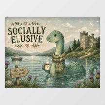 Sozial zurückhaltende Nessie gemütliches Kryptid L