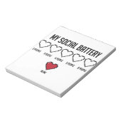 Sozialakku 2 notizblock (Rotiert)