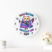 Sozialakku kritisch... große wanduhr (Zuhause)