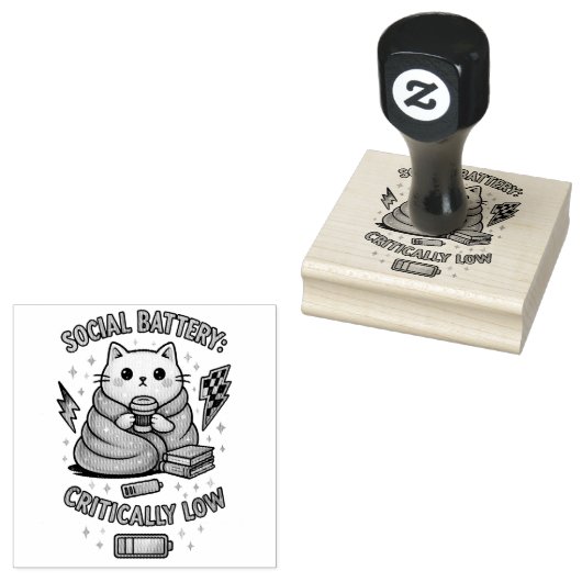 Sozialakku kritisch... gummistempel (Stempel)