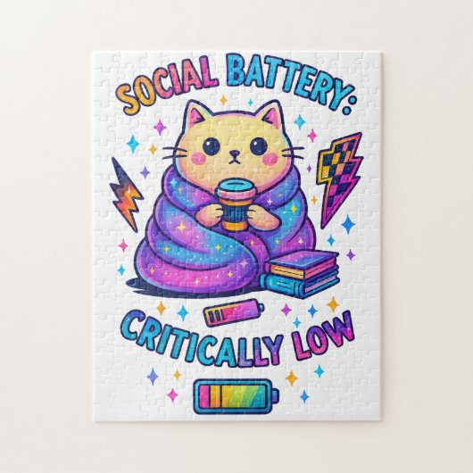 Sozialakku kritisch... puzzle (Vertikal)