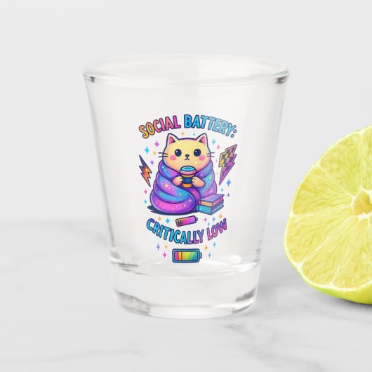 Sozialakku kritisch... schnapsglas (Vorderseite)