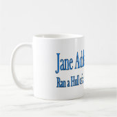Sozialarbeit: Jane Addams ließ einen Rumpf eines Kaffeetasse (Links)