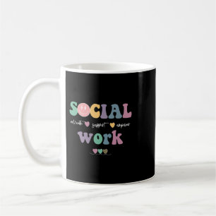 Sozialarbeiter-Advocate für Empower Groovy Retr Kaffeetasse