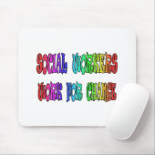 Sozialarbeiter-Arbeit für Änderung Mousepad (Mit Mouse)