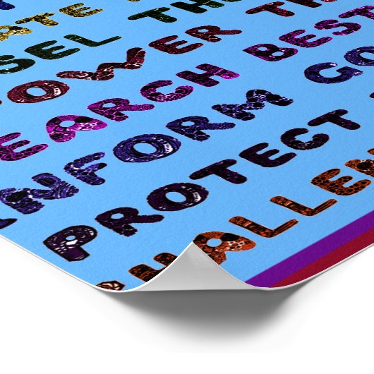 Sozialarbeiter arbeiten! poster (Ecke)