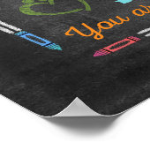 Sozialarbeiter bei Motivierend Eingabe Poster (Ecke)