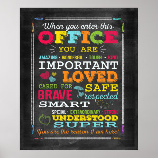 Sozialarbeiter bei Motivierend Eingabe Poster