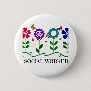 Sozialarbeiter Button