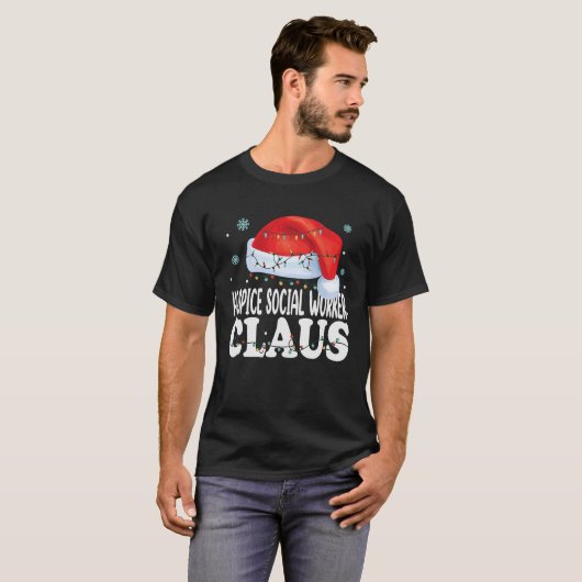 Sozialarbeiter Claus Christmas Matching Co T-Shirt (Vorne ganz)