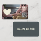 Sozialarbeiter Custom QR Visitenkarte (Vorne/Hinten)