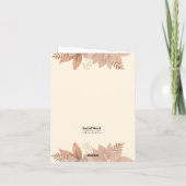 Sozialarbeiter Dankeschön-Karten Dankeskarte (Rückseite)