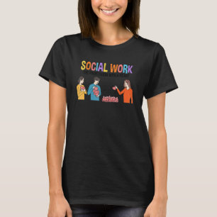 Sozialarbeiter der Beruf mit Herz T-Shirt