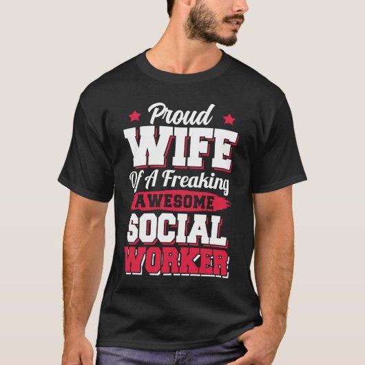 Sozialarbeiter-Ehefrau T-Shirt (Vorderseite)