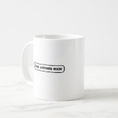 Sozialarbeiter-Felsen! Kaffeetasse (Vorderseite Links)