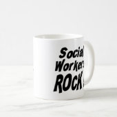 Sozialarbeiter-Felsen! Tasse (VorderseiteRechts)