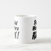 Sozialarbeiter-Felsen! Tasse (Mittel)