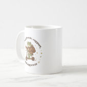 Sozialarbeiter Frosch Kaffee Kaffeetasse (Vorderseite Links)