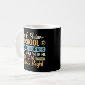 Sozialarbeiter Funny Social Work Monat Kaffeetasse (Vorderseite Links)