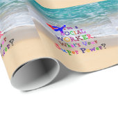 Sozialarbeiter für die Rettung Geschenkpapier (Rolleneckpunkt)