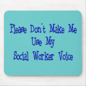 Sozialarbeiter-Geschenke Mousepad (Vorne)