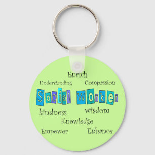 Sozialarbeiter-Geschenke Schlüsselanhänger