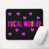 Sozialarbeiter HERZEN Mousepad (Mit Mouse)
