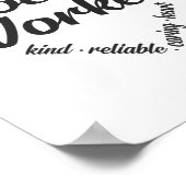 Sozialarbeiter Herzwolke Poster (Ecke)