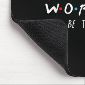 Sozialarbeiter Ich werde für dich da sein Weihnach Mousepad (Ecke)