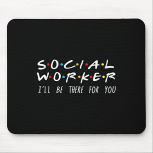 Sozialarbeiter Ich werde für dich da sein Weihnach Mousepad