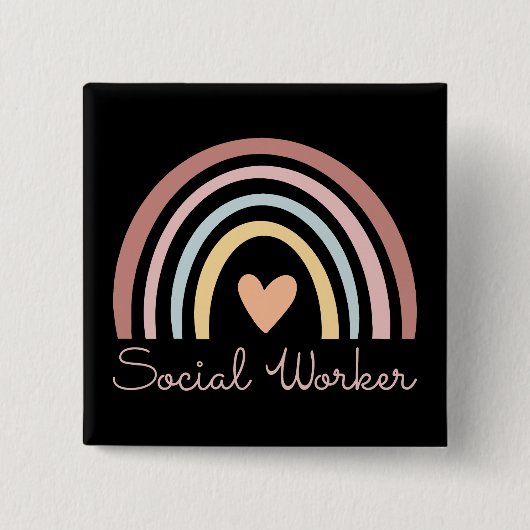 Sozialarbeiter II Button (Vorderseite)