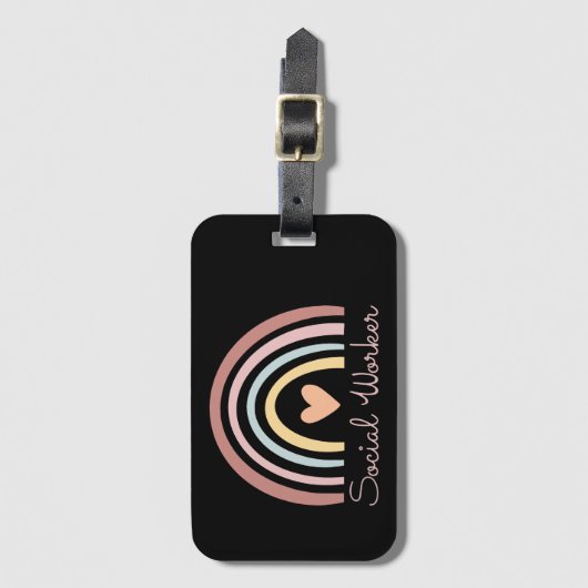 Sozialarbeiter II Gepäckanhänger (Vorderseite Vertikal)