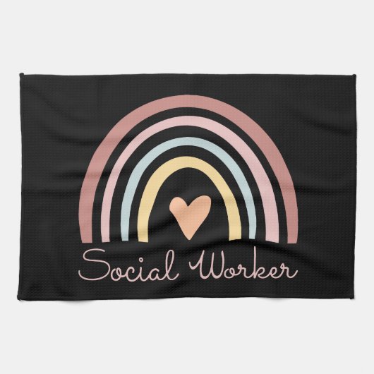 Sozialarbeiter II Geschirrtuch (Horizontal)