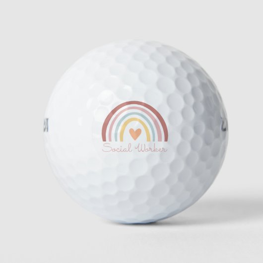 Sozialarbeiter II Golfball (Vorderseite)