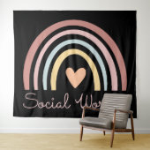 Sozialarbeiter II Wandteppich (Beispiel (Horizontal))