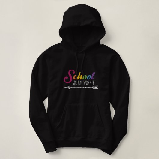 Sozialarbeiter in der Schule 3 Hoodie (Design vorne)