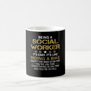 Sozialarbeiter Kaffeetasse