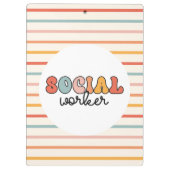 Sozialarbeiter Klemmbrett (Rückseite)