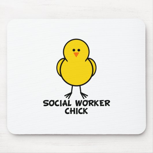 Sozialarbeiter-Küken Mousepad (Vorne)