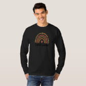 Sozialarbeiter Leopard Regenbogen Sozialarbeiter T-Shirt (Vorne ganz)