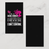 Sozialarbeiter-Mädchen Visitenkarte (Vorne/Hinten)