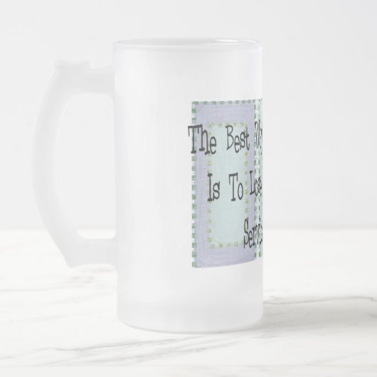 Sozialarbeiter (Mahandas Gandhi Zitat) Mattglas Bierglas (Links)