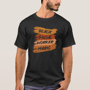 Sozialarbeiter Monat Schwarze Sozialarbeiter T-Shirt