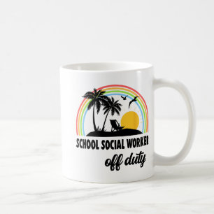 Sozialarbeiter ohne Arbeit Regenbogen Ende des Sch Kaffeetasse