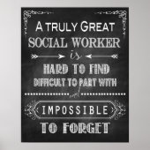 Sozialarbeiter Poster (Vorne)