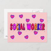 Sozialarbeiter Postkarte (Vorne/Hinten)
