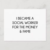 Sozialarbeiter Postkarte (Vorderseite)