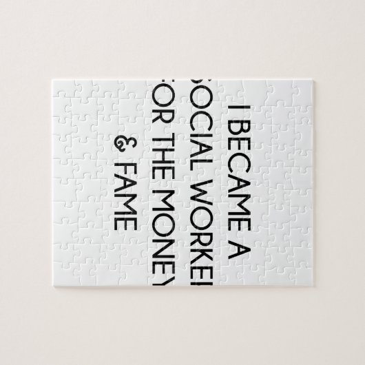 Sozialarbeiter Puzzle (Horizontal)